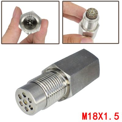 Oxygen O2 Sensor M18X1.5 Extender Spacer Adapter Bung Catalytic Converter CEL Eliminator Fix Check Engine Light Universal Steel