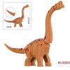 Nouveau MOC Tyrannosaure Rex Jurassique Aire de Jeux Dragon Géant Siège Caoutchouc Souple Blocs de Construction Pendentif Jouet pour Enfants