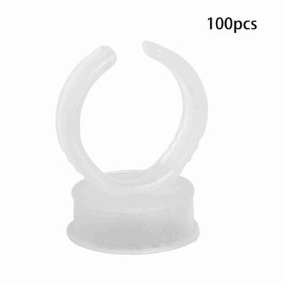 Disposable Eyebrow Tattoo Ink Rings Pigments Holder Container Cup Large Size (100pcs)