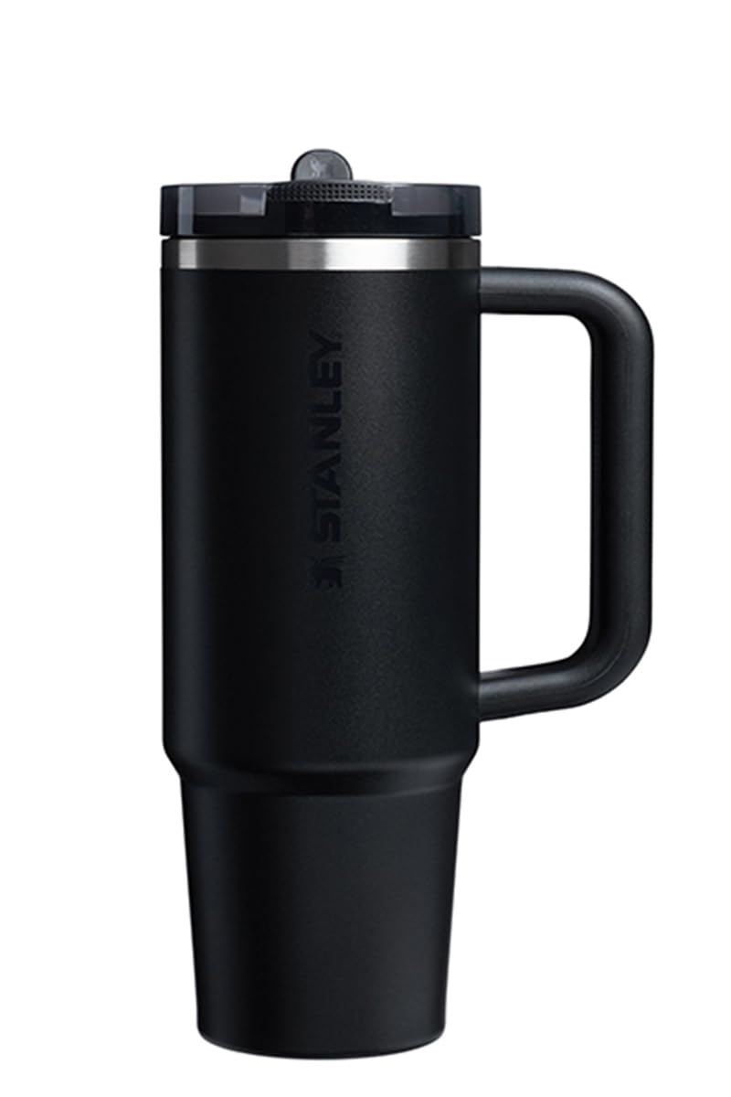 

STANLEY Quencher Pro Tour Flip Straw Stainless Outdoor Water Black Tumbler, 0.88L, Steel, Insulated, 880ml, Bottle, 2.0, 10-12485