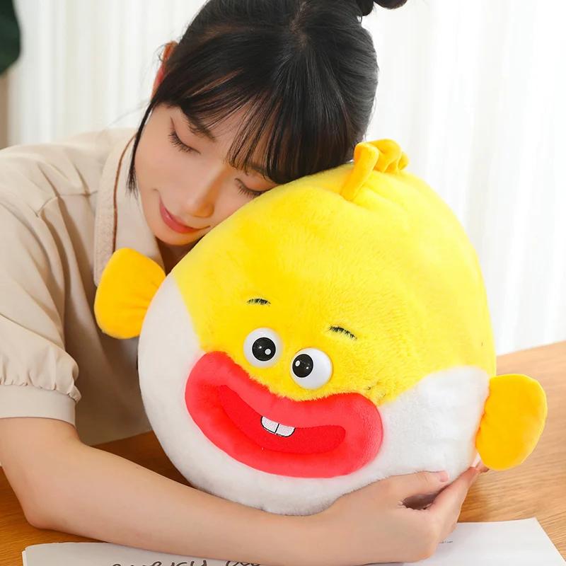 35~45cm Cute Sea Animal Clownfish Stuffed Toy Goldfish Doll Big Doll Pillow Children's Birthday Gift Plush Toys Anime Plush