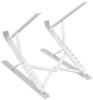KING Silver Foldable Laptop Lightweight Aluminum with Dedicated Case ALS-W02 Stand,