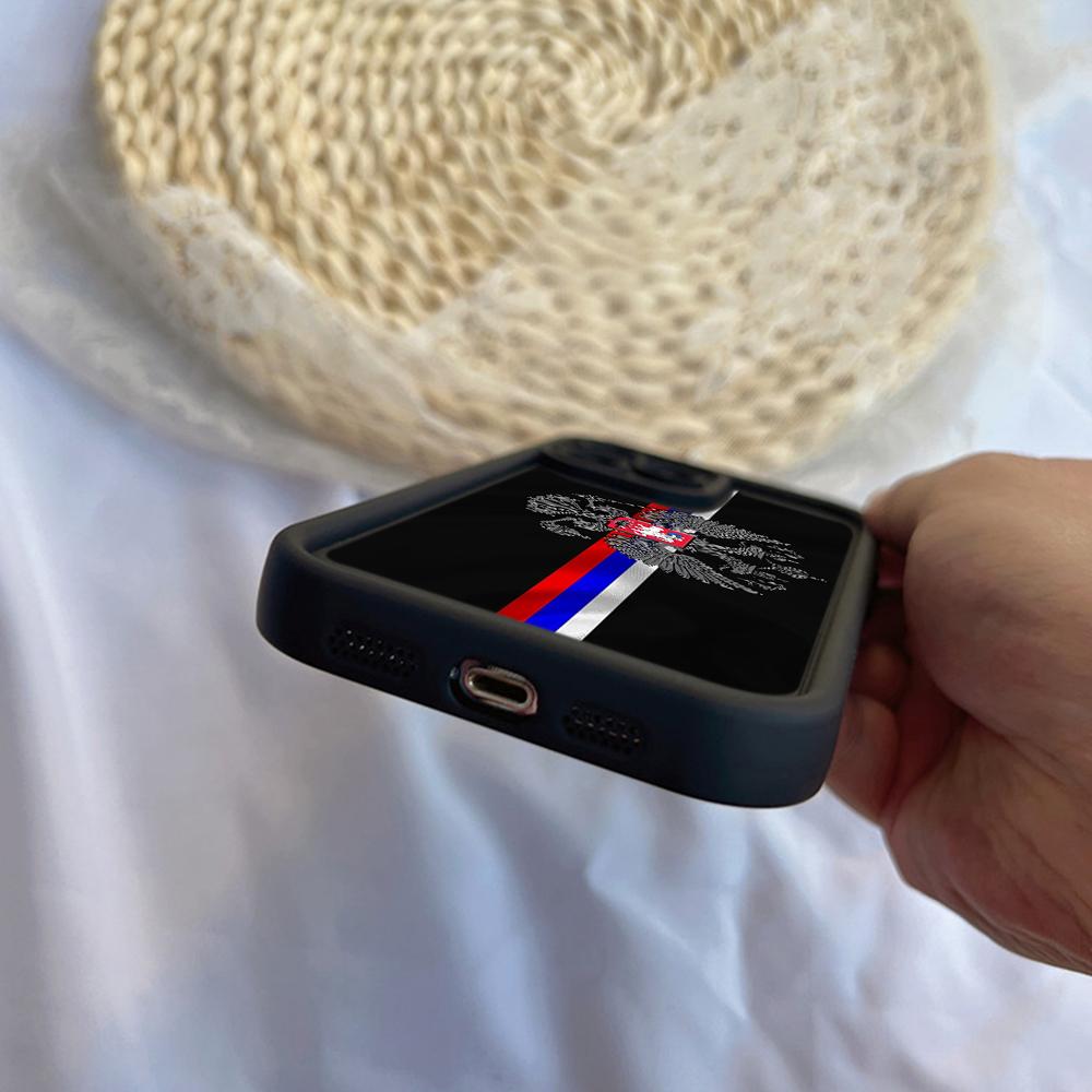 LZ15 Emblem of Russia design Silicone Phone Case for Xiaomi 11 Lite 5G 14T Redmi 14C 13C A3 Note 12 11 9 10 13 Pro Plus Shockproof Back Cover