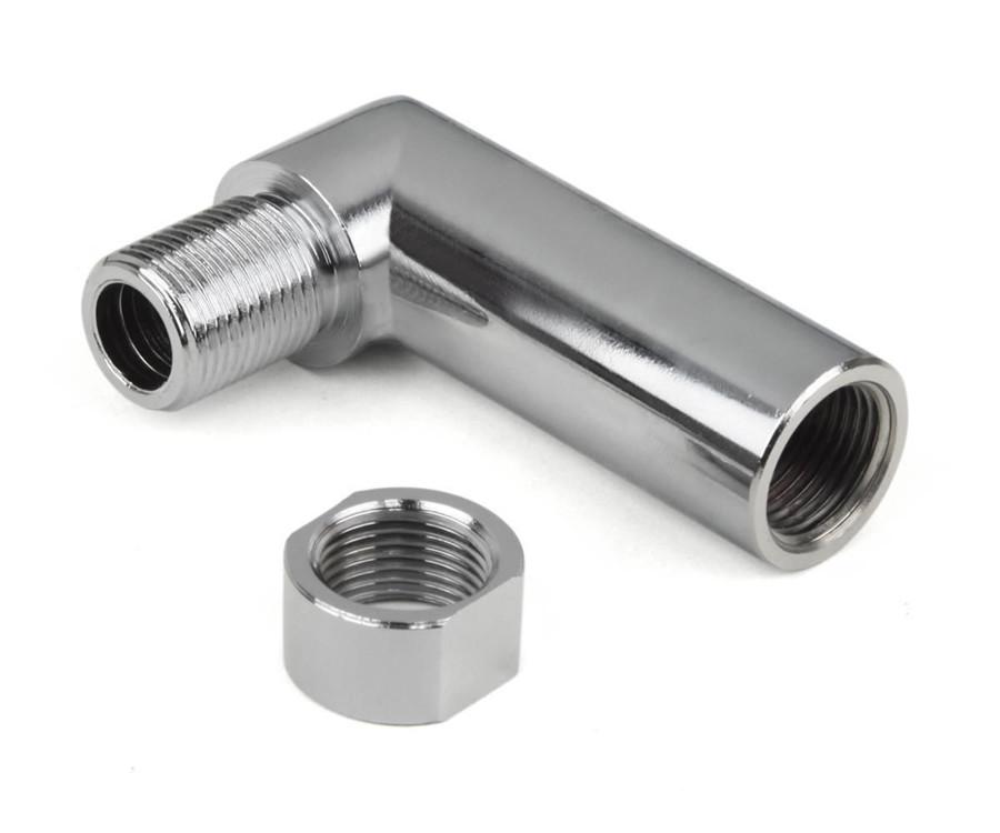 Universal O2 Oxygen Sensor Angled Extender Spacer 90 Degree 02 Bung Extension M18 X 1.5