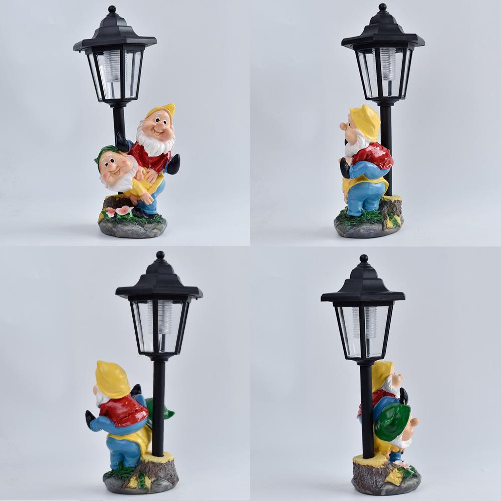 Outdoor Solar Garden Gnome Lights: Christmas Elves for Courtyard, Balcony, Path, and Villa Decoration