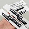 2PCS ABS Car Letter Side Fender Logo TURBO 4MATIC Badge Emblem Sticker For Mercedes Benz AMG A45 CLA35 45 X247 W213 Accessories