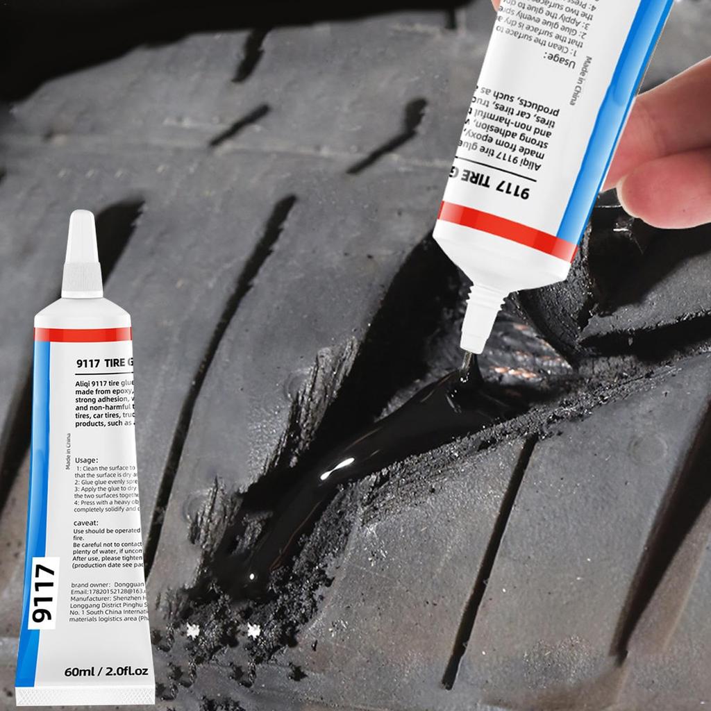 Car Tire Sealant, Tire Scratch Repair Adhesive - Auto Repair Tire Glue Sealant -