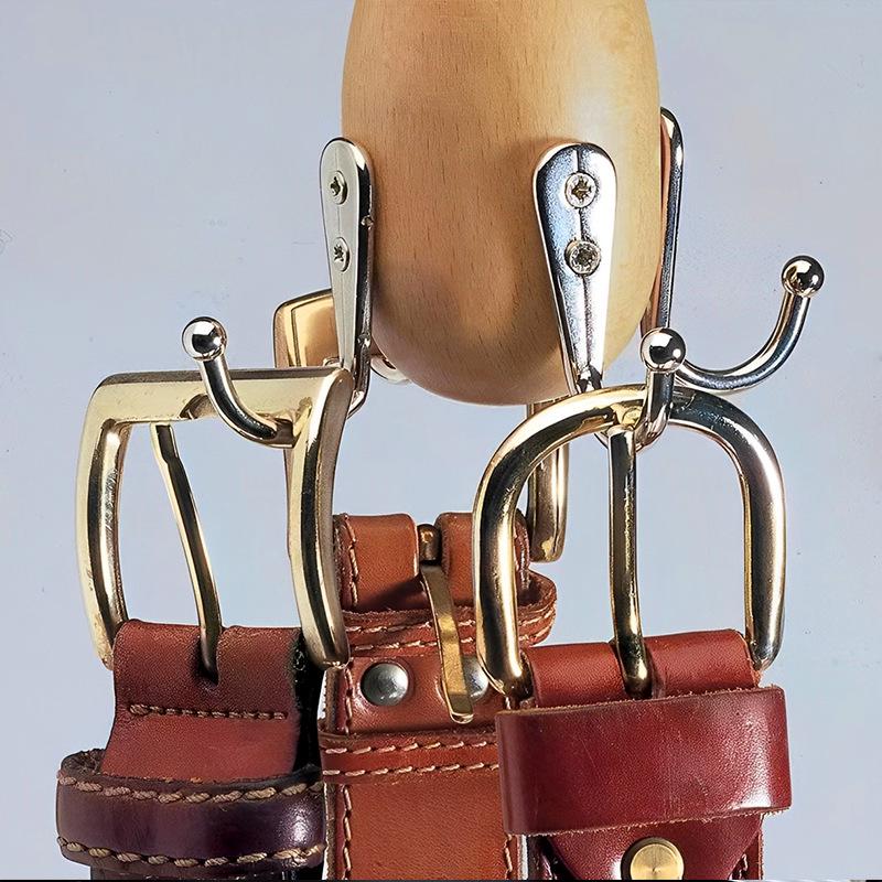 Nordic Solid Wood Multifunctional Hook for Keys, Ties, Bags, Wardrobe, Cabinet, Coat, and Hat Rack