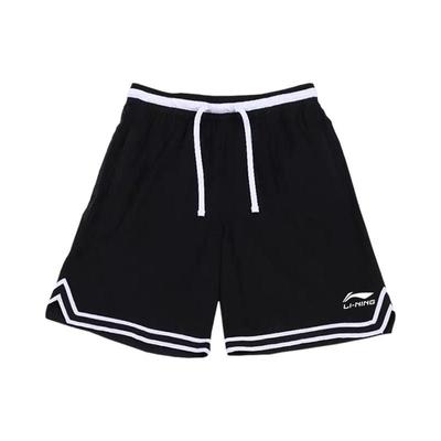 Logo Drawstring Casual Sports Shorts Men Bottoms Black AAPS097-1