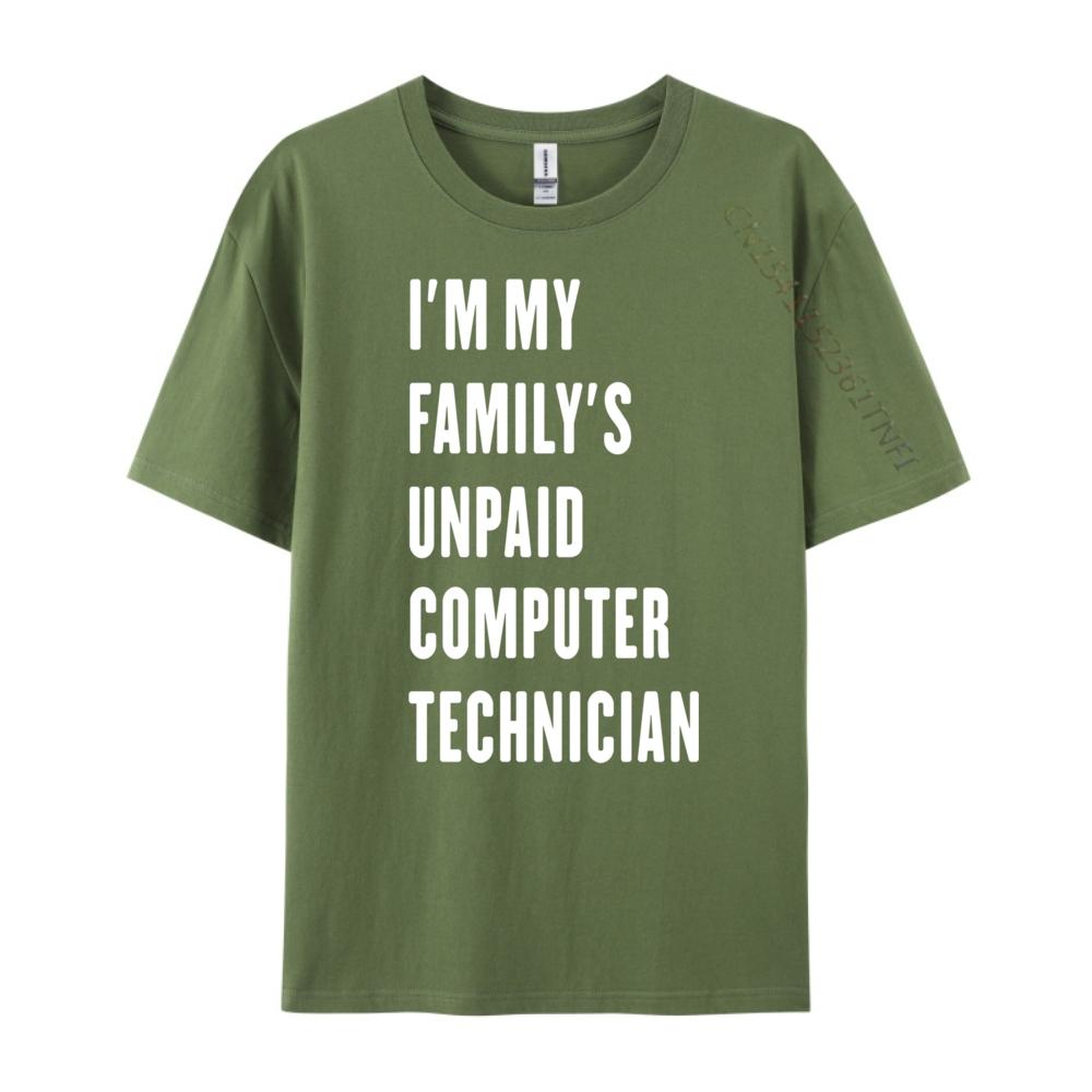Funny Computer Technician Mens Clothing Winter Oversized T Shirt Men Oversized Character Graphic Tee Original Mens TShirts