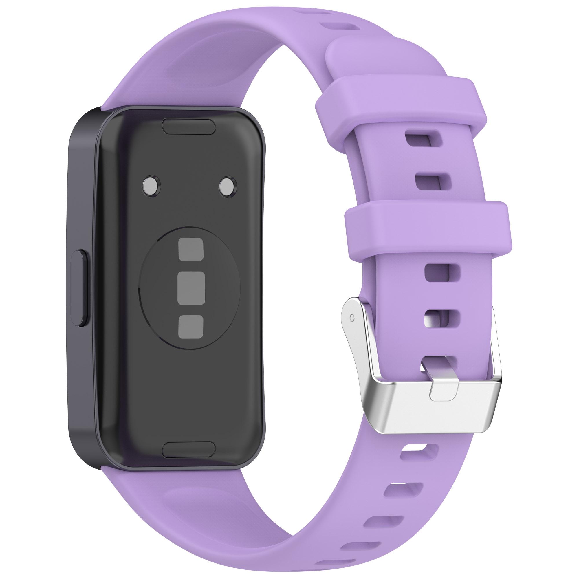 

Силіконовий ремінець для годинника для Huawei Band 9 NFC/9/8 NFC/8 Регульований браслет Purple