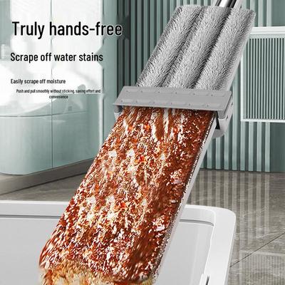 Automatic Hand-Free Water Absorption Mop with Glue Cotton for Floor Cleaning