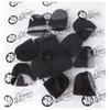 Rubonarie Microphone Sponge Windscreen for Karaoke Dynamic Microphones, Set of 12 (Black)