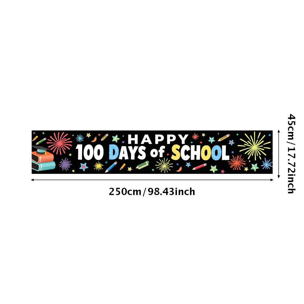 Reusable Festive banner Inspirational Decorative Colorful Celebration banner Bright School banner for Student celebration