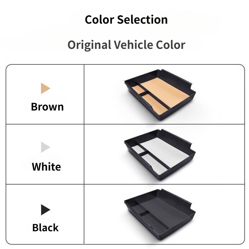 For Geely Galaxy Starship 7 EM-i Car Armrest Compartment Storage Box Central Control Lower Organizer Tray Interior Accessories