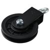 360 Rotation Black Pulley Block Aluminum Alloy Bracket Pulley Traction Wheel Clothes Line