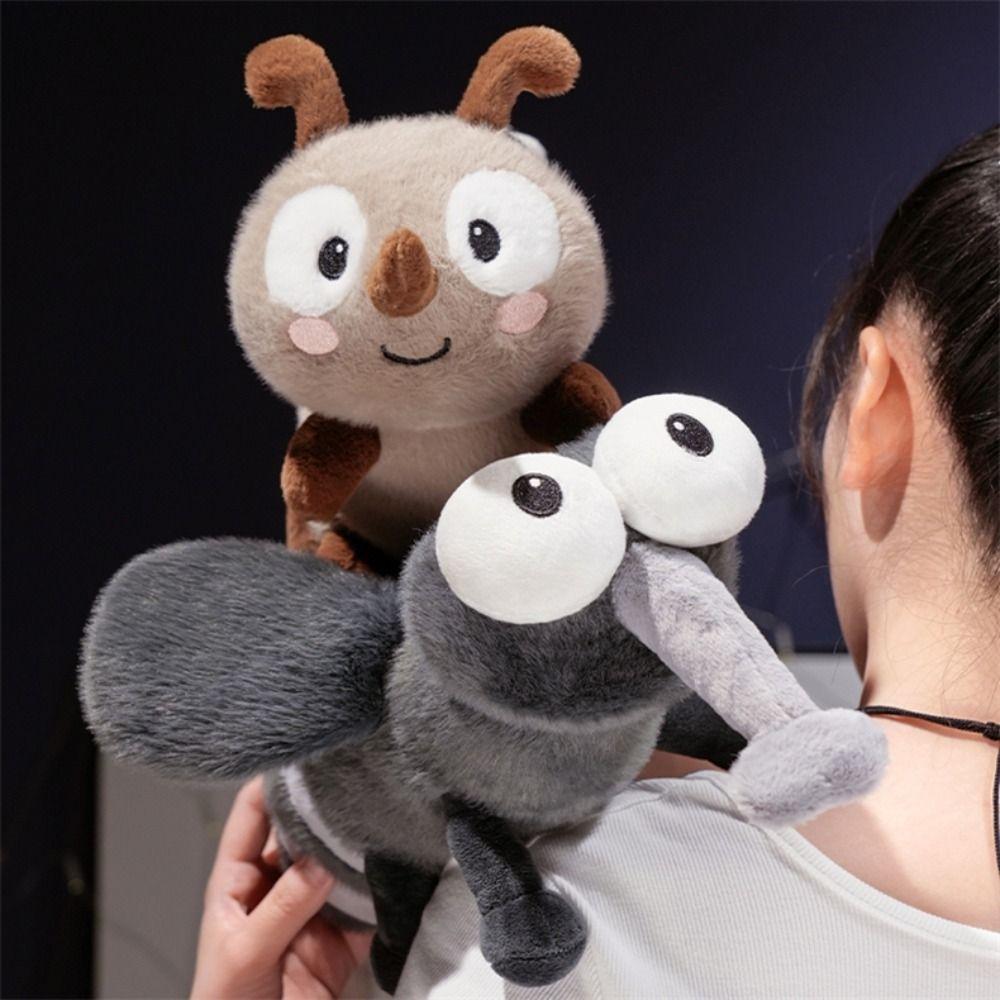Collection Mosquito Plush Toys Cute Mosquito Plush Pendant Insect Pendants Doll Christmas Gift