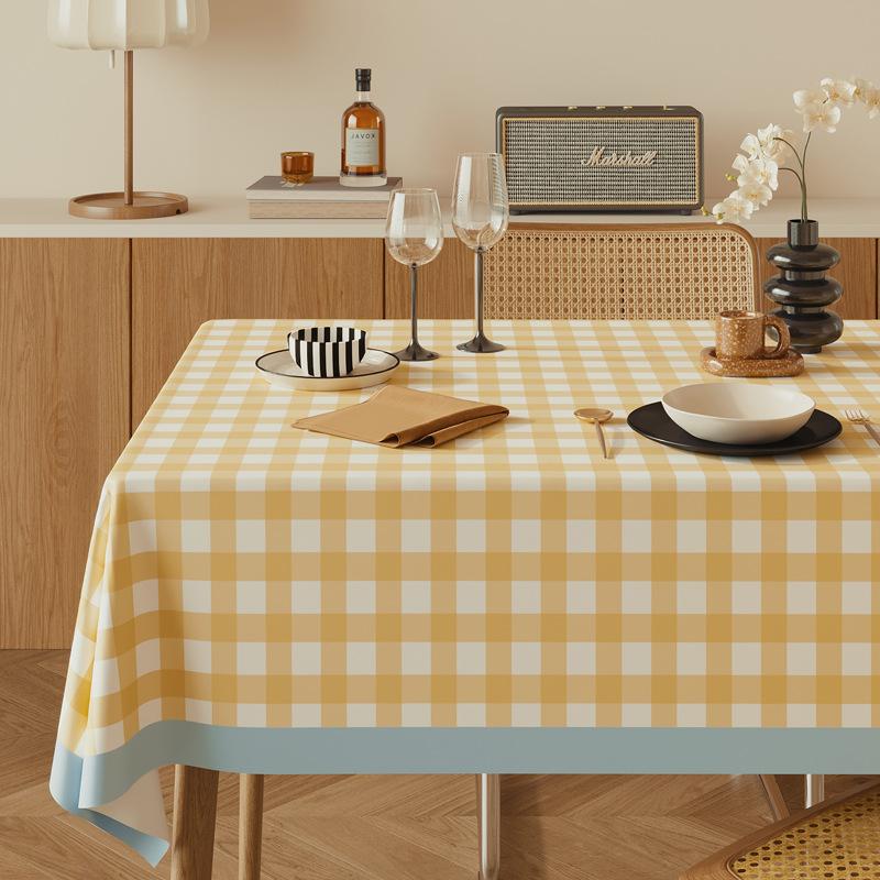 Tovaglia in PVC Impermeabile e Antimacchia Da Lasciare Sempre Stesa Rettangolare per Tavolo Studio Tavolo da Pranzo Tovaglia Tappetino per Tavolino da Caffè