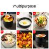 Foldable Travel Pot Multifunctional Split Stir-Fry Pan Portable Cooking Pot Electric Heating Stove Water Boiler 220V