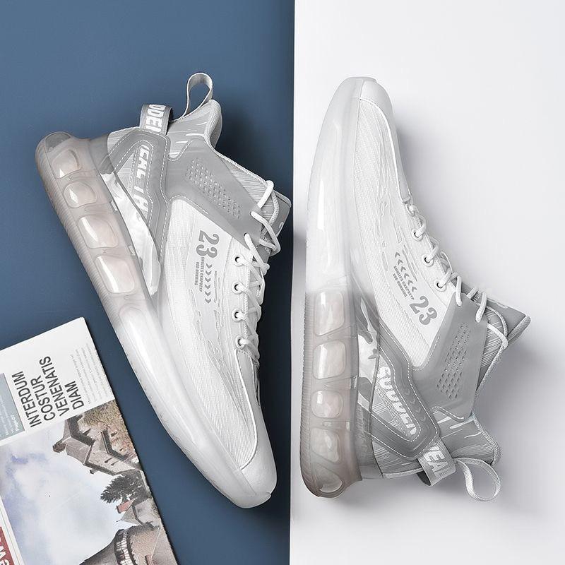 Pantofi pentru bărbați Cizme de alergare Moda Jogging în aer liber Pantofi sport Plasă Respirabil Amortizare Coș negru Încălțăminte pentru bărbați Mărime mare