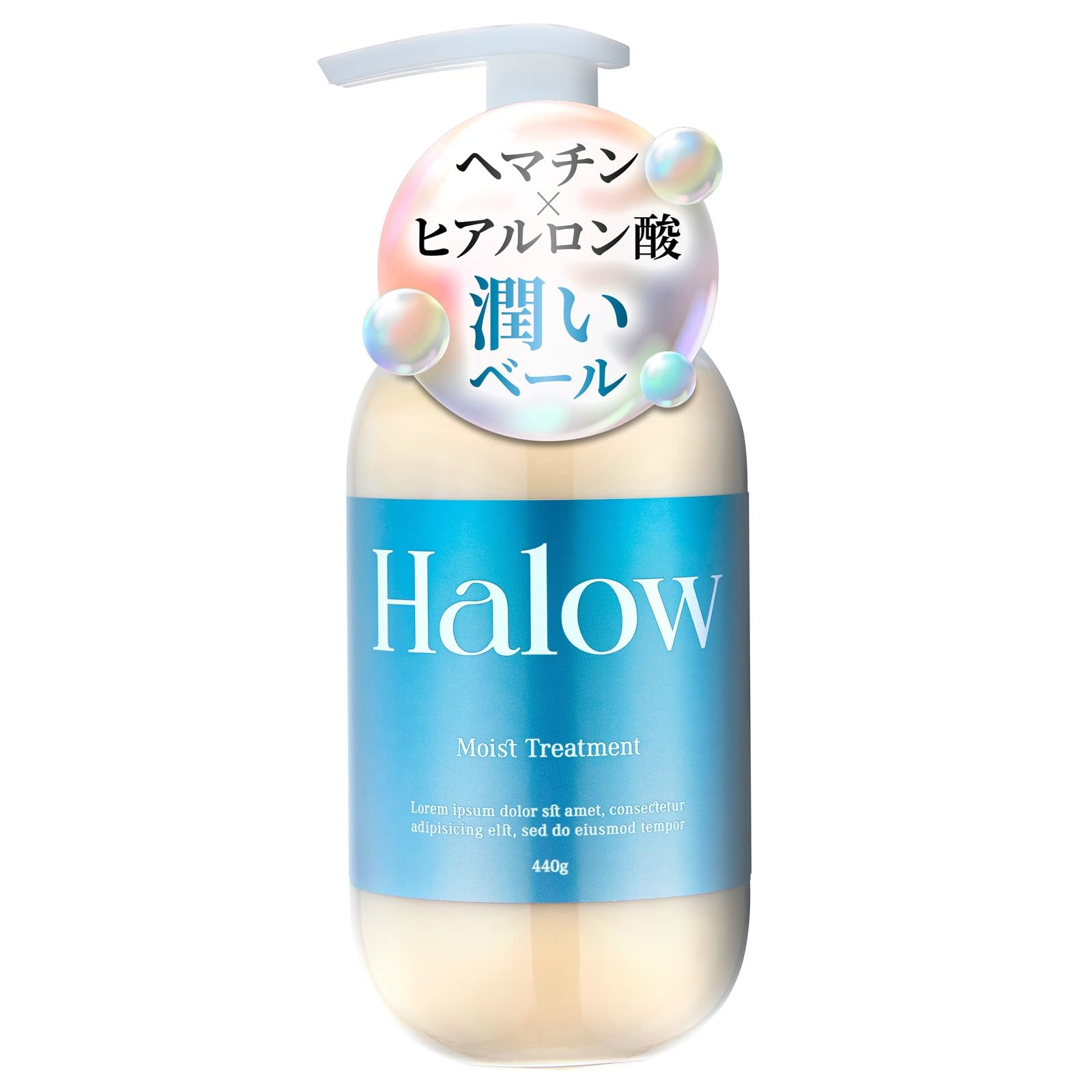 

Halow Большая емкость для увлажнения 440 г Hematin Hyalover Hair Repair Halo [для боба/коротких волос] (Фруктовый мускус)