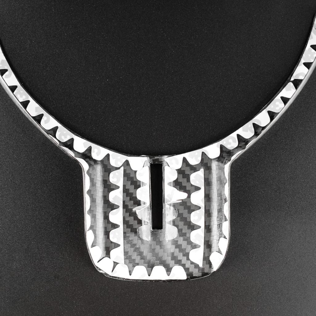 AIRSPEED Carbon Fiber Steering Wheel Button Stickers for Subaru BRZ ZC6 and Toyota 86 ZN6 Interior Black (2009-2011), Panel,