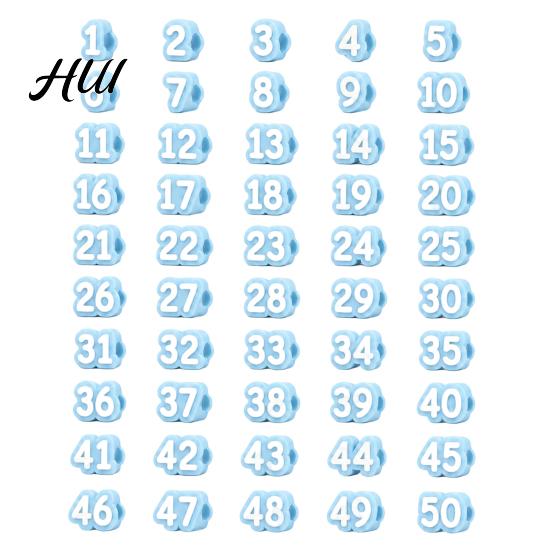 Reusable Pencil Caps 1-20/1-30/1-50 Numbered Toppers, Classroom Labels Supply Management for Teachers, Tracking Markers School Organization Number
