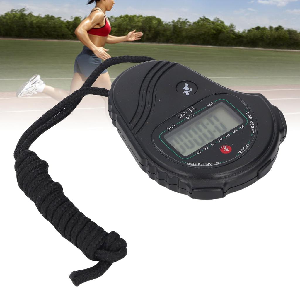 Digital Sports Stopwatch Water Proof Large Display Handheld Stopwatch Timer for Running Football Fitness