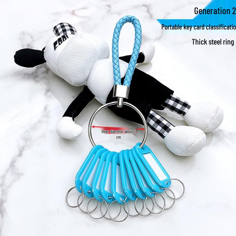 Landlord Rental Key Disk - Warehouse, Dormitory, Hotel Key Chain & Storage Management Marker