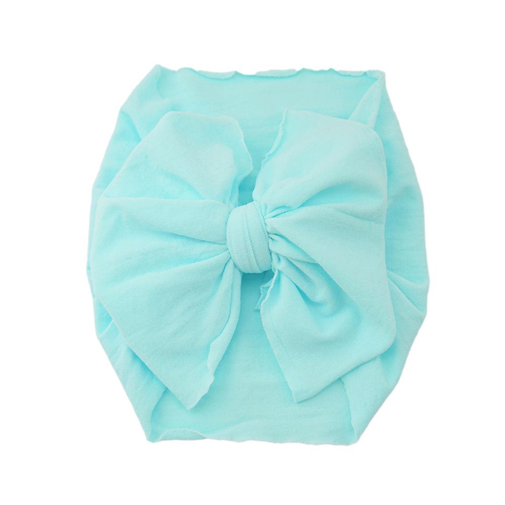 Baby Hair Accessories Nylon Big Bow Children'S Headband Super Soft Wide Headband Baby Stockings Headband