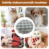 Pet Cushion Cold Winter Animals Beddings Puppy Kitten Crate Cushion Warm Mat For Camping Travel Shelter Backyard Balcony RV