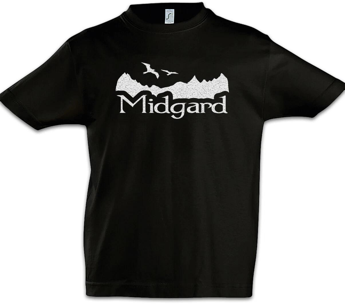Midgard Kids Boys kids boys T-Shirt Vikings Vikings Mordor Lord Fun Of The Asgard Rings 120