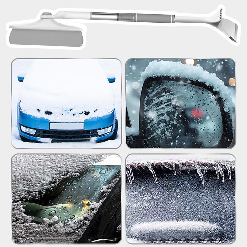 Ice Scraper For Car Windshield Aluminum Accessories Tool Adjustable Ice Remover For Winter Trucks SUVs Auto Truck Window