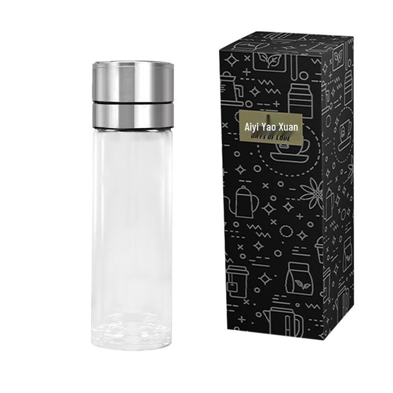 Aiyiyaoxuan Double Wall Borosilicate Glass Mug 380ml