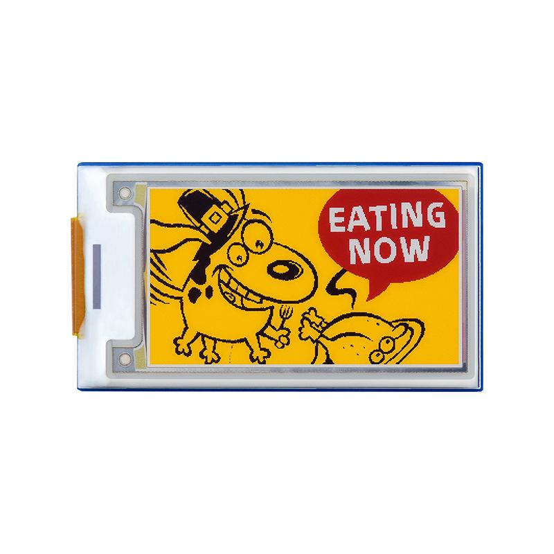 Weisnow 2.36" E-Paper Module 296x168, Quad-Color Display (Red, Yellow, Black, White)