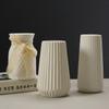 Creative White Ceramic Flower Vase Decorative Ornament Home Floral Arrangement Container