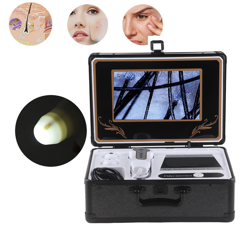 Electric Skin Detector Professional 50X 200X Skin Hair Scalp Detector Analyzer Microscope Skin Care Tool
