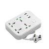 2500W Outlet Extender with USB Port Power Strips Multiple Plug Outlets Wall Adapter for Home Travel Electronics Office