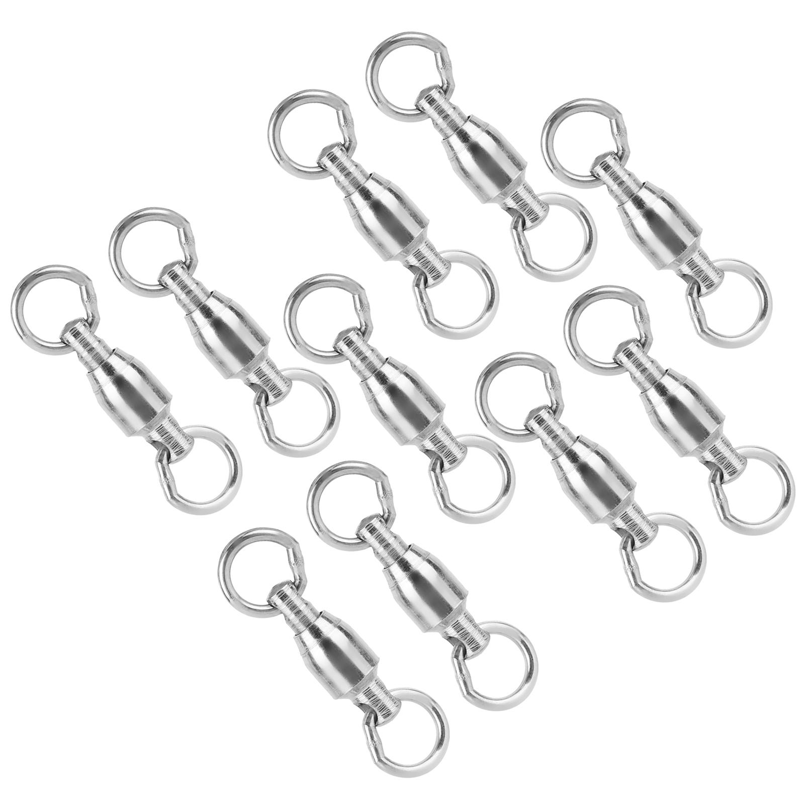 

10PCS Stainless Steel Pet Bird Universal Activity Opening Training Foot Ring Accessories Parrots Cage Supplies