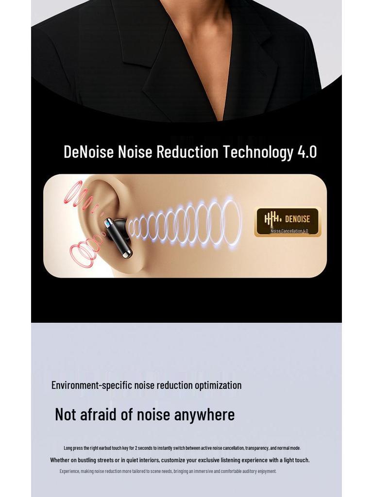 Xiao Du T200 True Wireless Sports Bluetooth Headphones with Active Noise Cancellation and Simultaneous Translation.