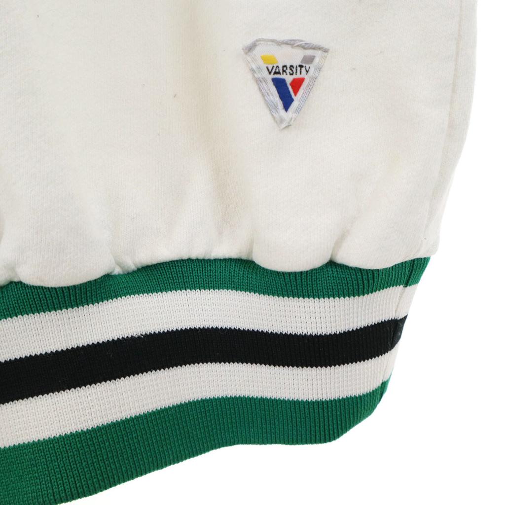Produits de beauté VARSITY Années 90 Ancien fabriqué aux États-Unis Manches longues Col en V Sweat à capuche pour homme D'occasion
