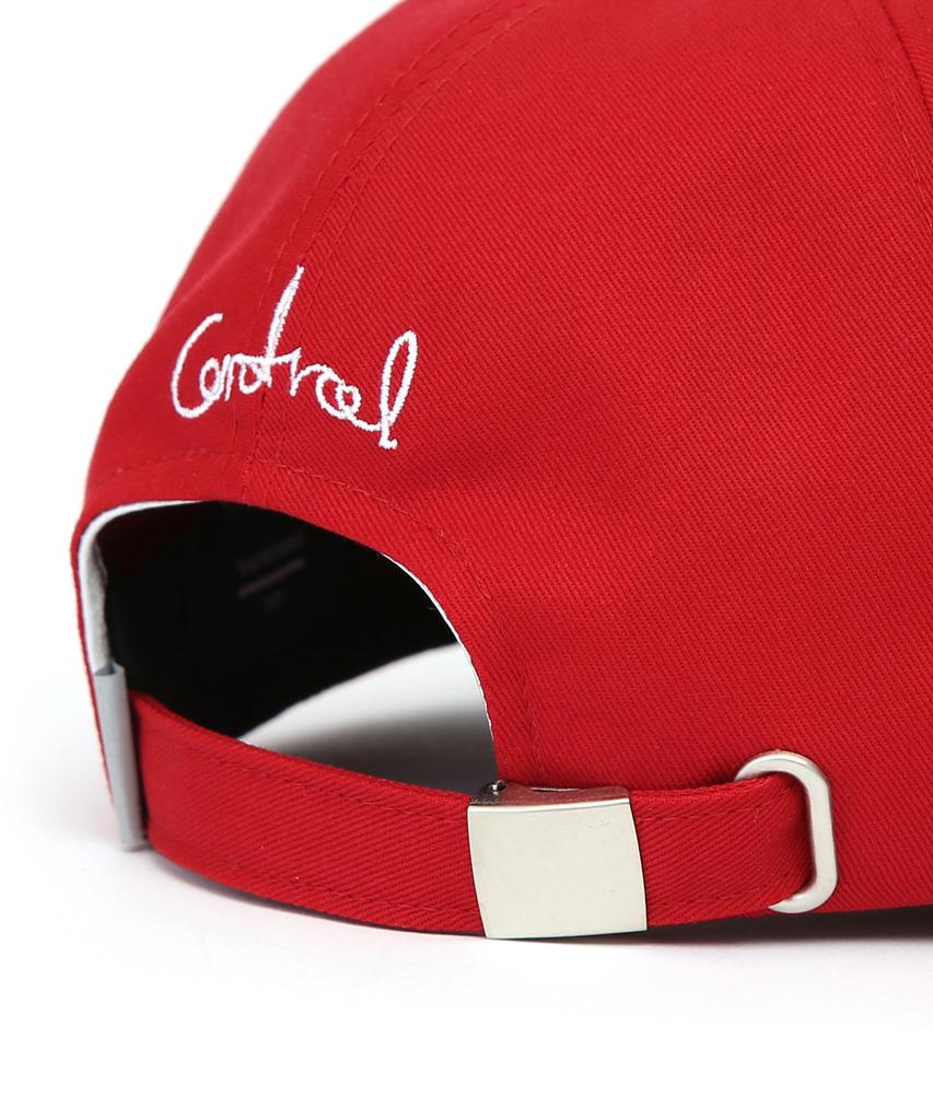 Eondeokeonteulol Cotton Logo Ball Cap Make A Smile / Classic B B / Red