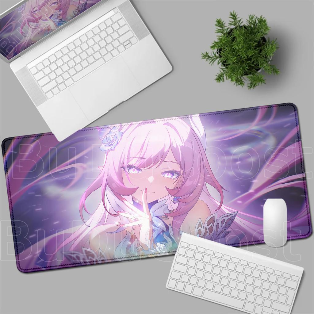 New Pretty Anime Girl Cyrene Mouse Pad Pink Cute Honkai Star Rail Desk Mat Laptop Gaming Mousepad Keyboard Desktop Table Mat XXL