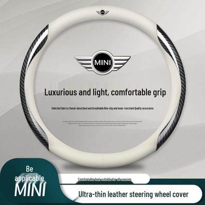 Housse de volant en cuir pour BMW MINI JCW Clubman, Countryman, Coupé