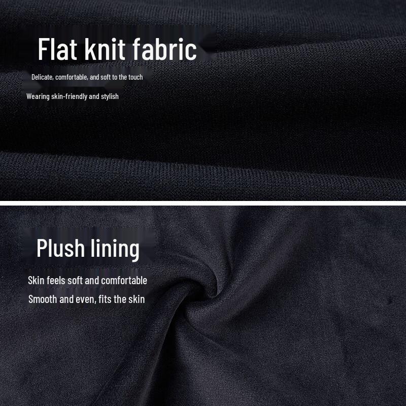 HLA Men's Faux Two-Piece Fleece-Lined Knit Sweater