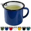 Home Kitchen Accessories Retro Enamel Coffee Mug, 360ml Vintage Colorful Tea Cup, Gift for Lovers Nostalgic Style Drinkware Office And Use Camping