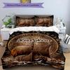 3PC Custom Name Ship Norse Mythology Bedding Set Printed Bedding Set Duvet Cover Closure Includes 1 Duvet Cover & 2 Pillowcases for All Seasons Bedroo