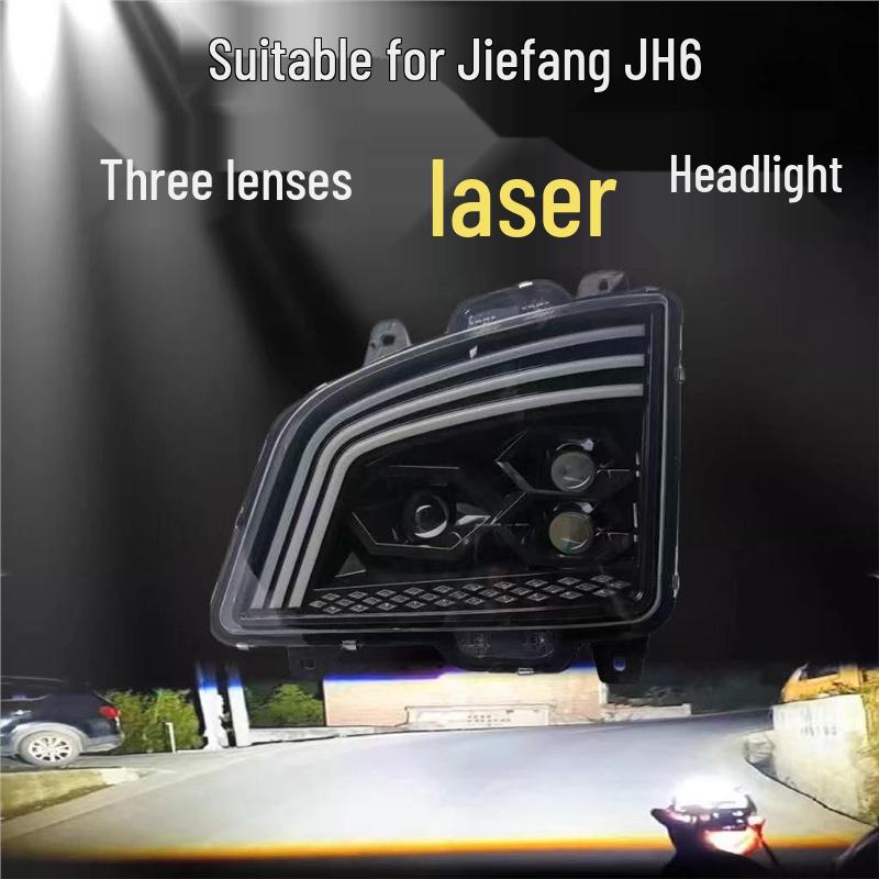

Qingdao JH6 LED Laser Headlight Assembly with Super Bright Lens and Sequential Turn Signal Left Triple Lens