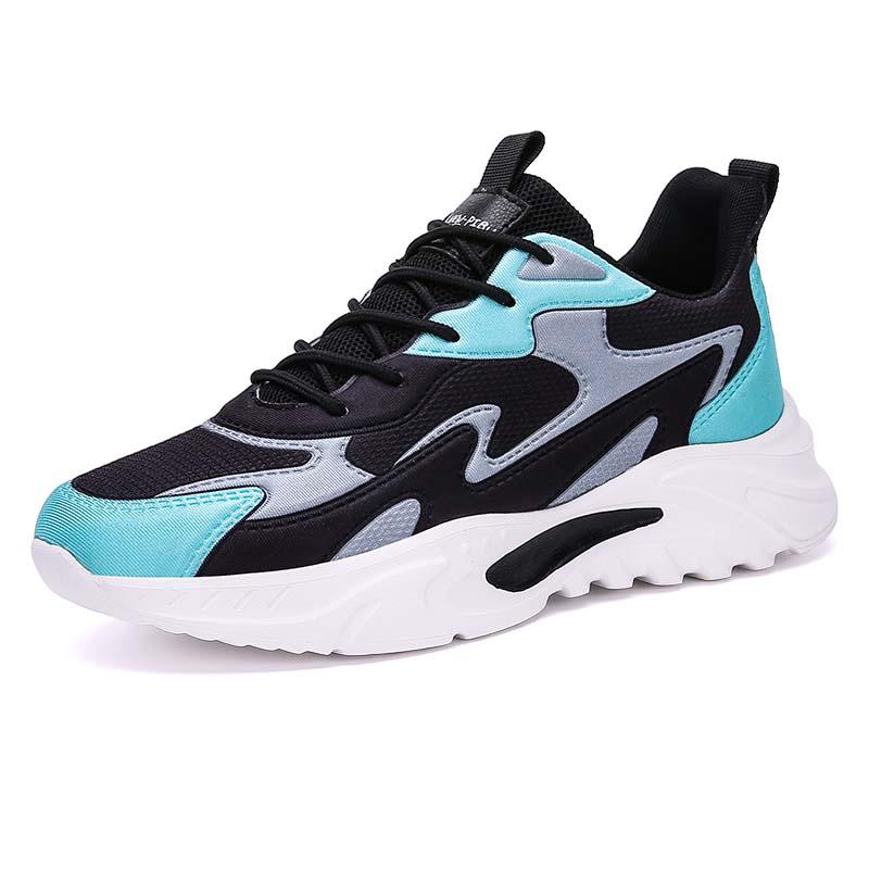 Spring Newest Hotest Selling Mens Casual Shoes Fashion Light Shoes Shock-Absorbing Breathable Shoes Color-Blocking Casual Sports Shoes