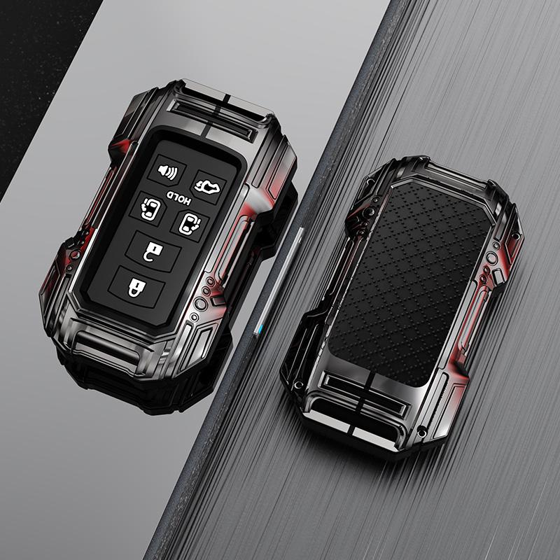 

6 Buttons Zinc Alloy Car Key Fob Case Cover Shell for Toyota Sienna Se Tacom 2015 2016 2017 2018 2019 2020 Car Accessories